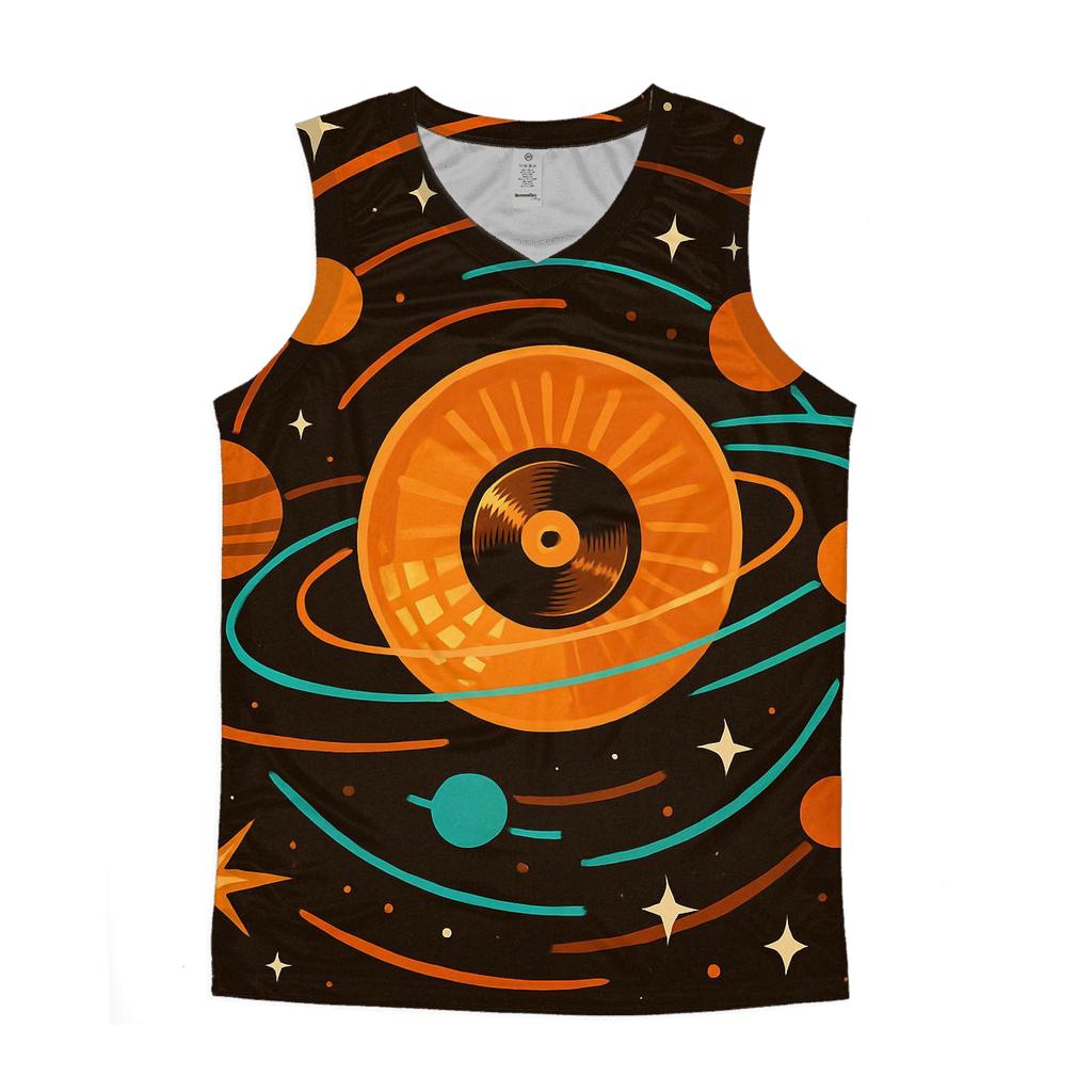 Cosmic Disco Orbit custom tank tops