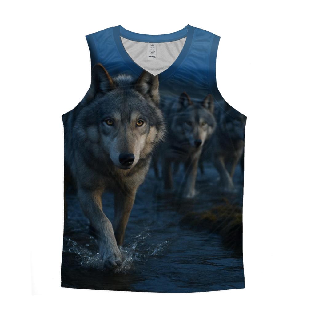 Twilight Pack Crossing graphic print tank tops