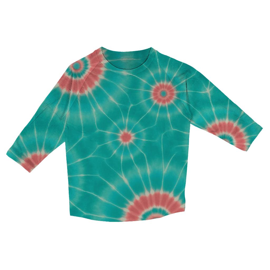 Kumo Starburst Mandala custom 3/4 sleeve shirts