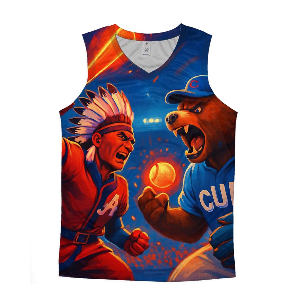 Champions Clash graphic print tank tops