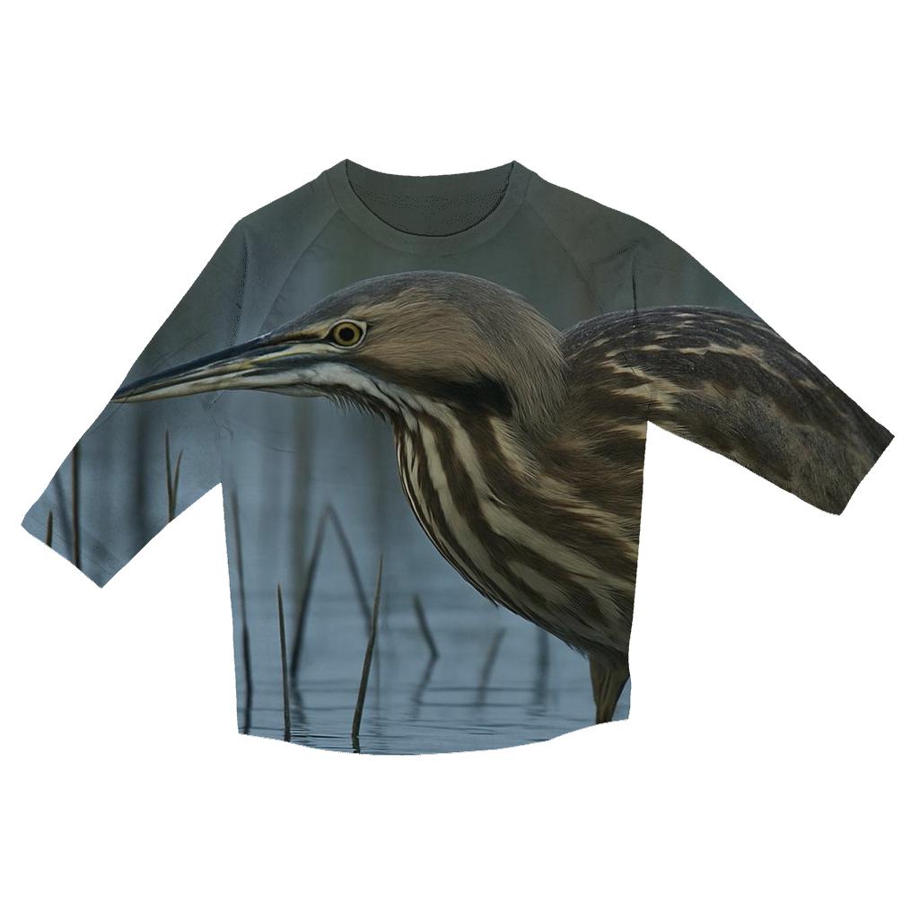 Marshstepper — American Bittern custom 3/4 sleeve shirts