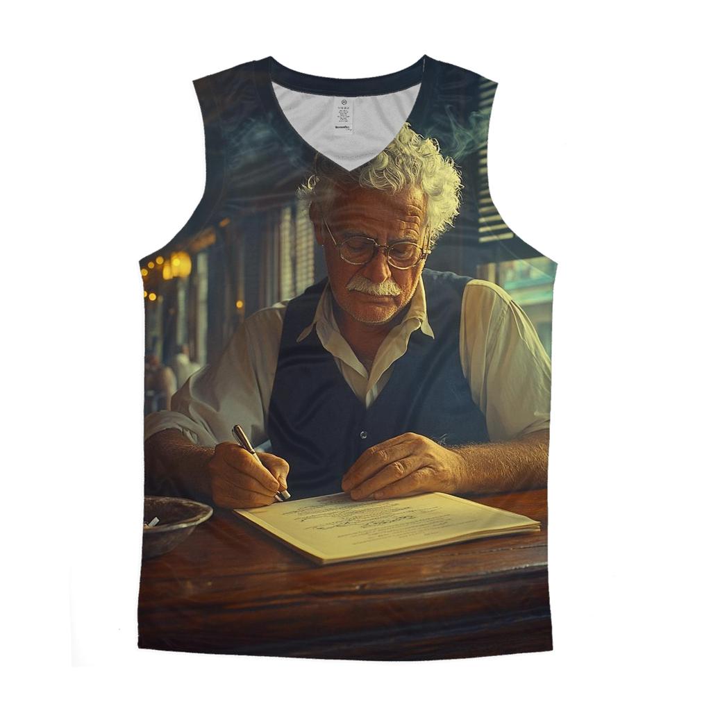 Graham Greene In A Havana Hotel Bar designer workout tanks