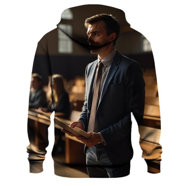 Lecture Hall Reflection With Charlie Kirk zip-up hoodies