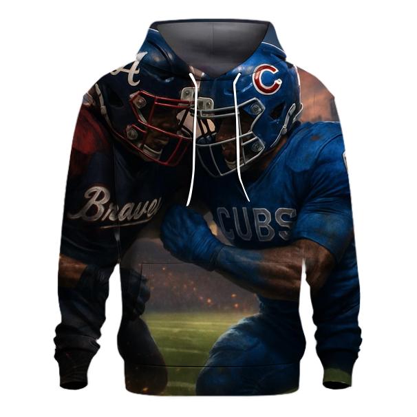 Titan Gridiron Showdown Braves Vs Cubs designer hoodies