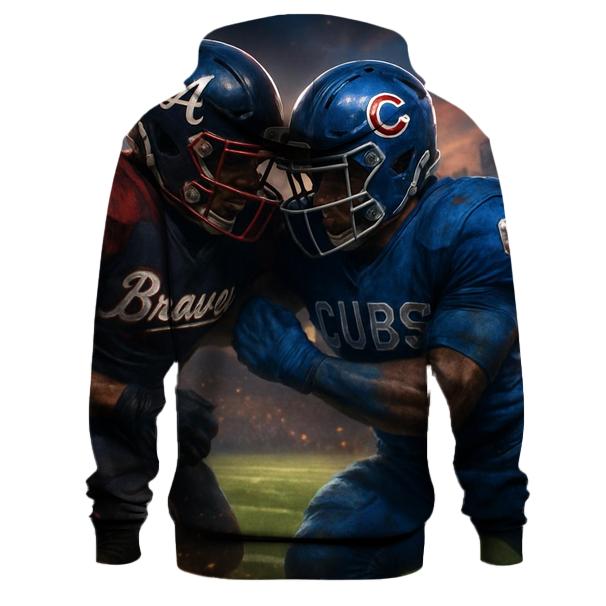 Titan Gridiron Showdown Braves Vs Cubs designer hoodies