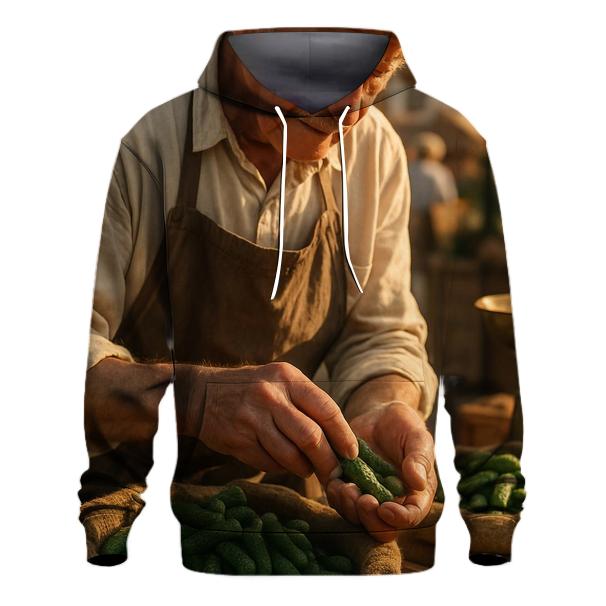 Market Day Cornichon Picker heavyweight hoodies
