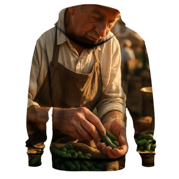 Market Day Cornichon Picker heavyweight hoodies