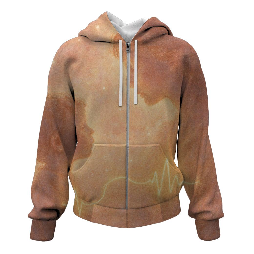 The Everlasting Echo Of Her Heartbeat designer hoodies