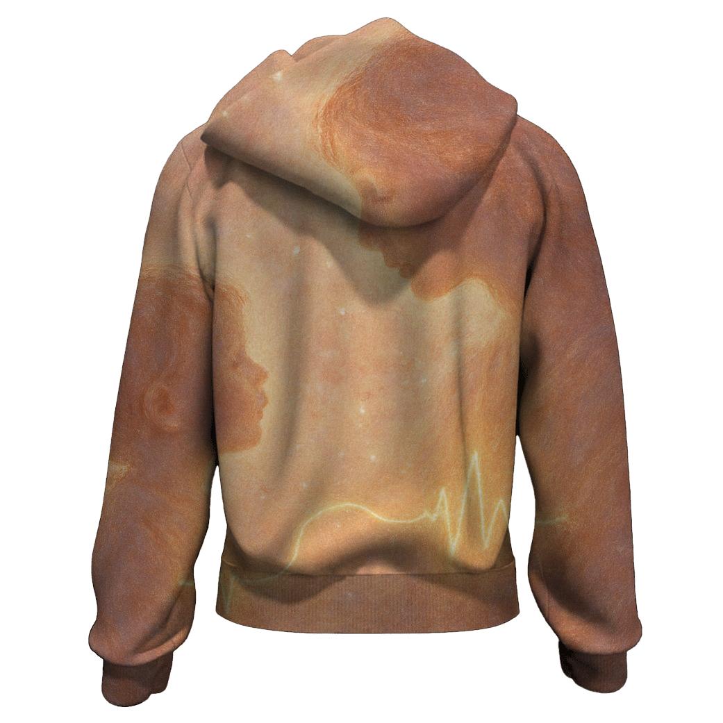 The Everlasting Echo Of Her Heartbeat designer hoodies