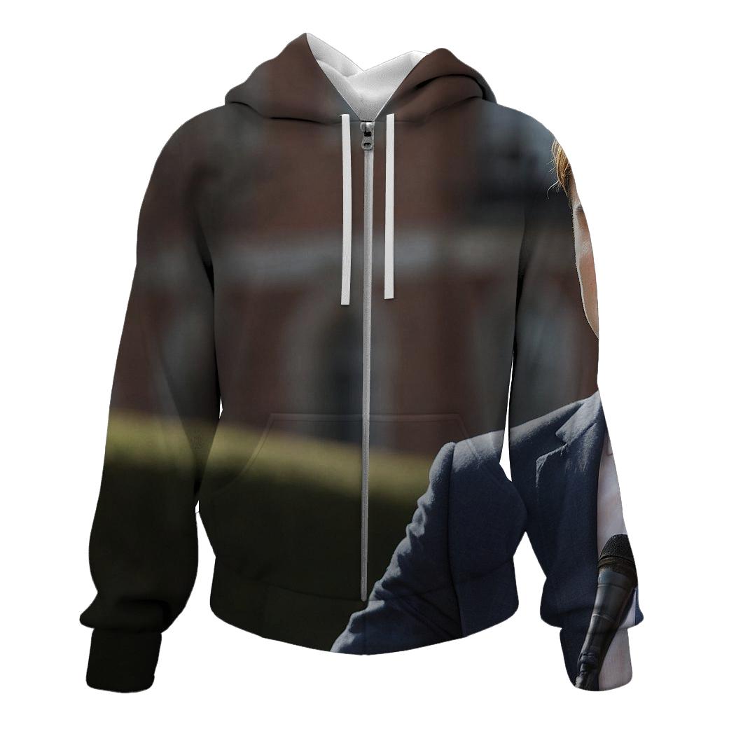 Charlie Kirk At Campus Constitutional Forum custom hoodies