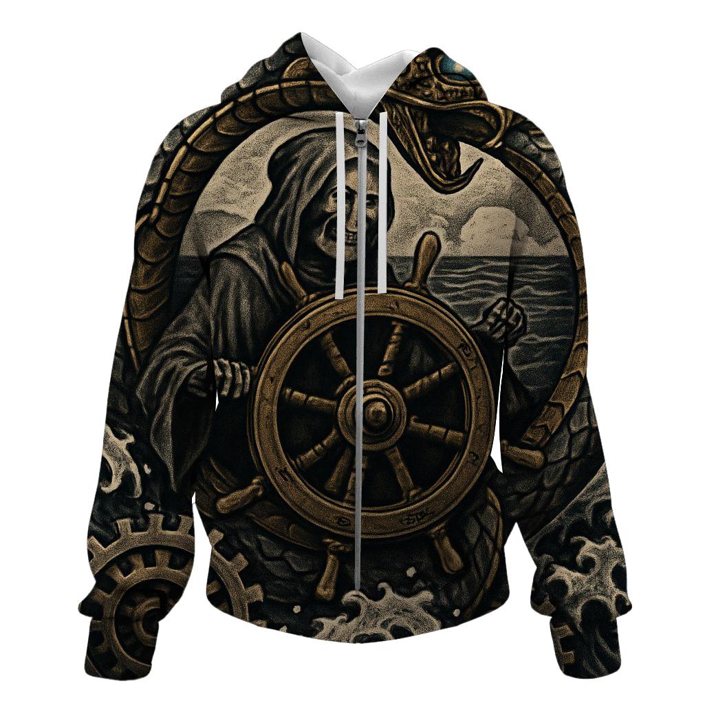 Clockwork Ocean Ouroboros hoodies fashion