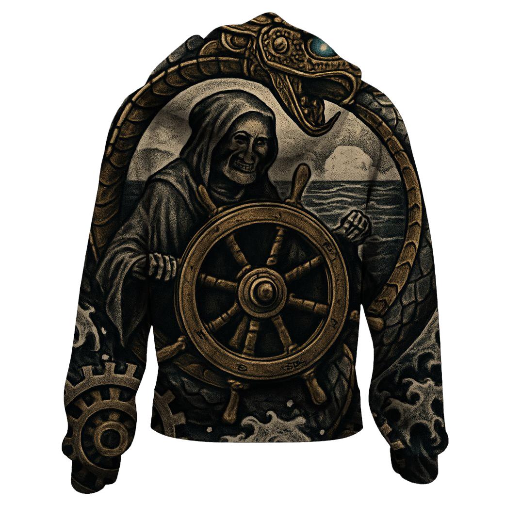 Clockwork Ocean Ouroboros hoodies fashion