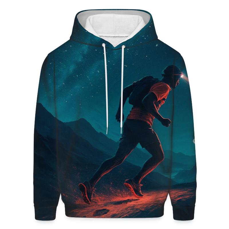 Midnight Trail Runner zip-up hoodies