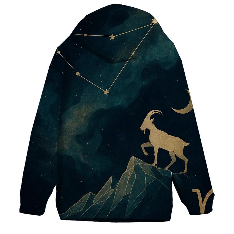 Lunar Capricorn Nebula Ascent hoodie styles