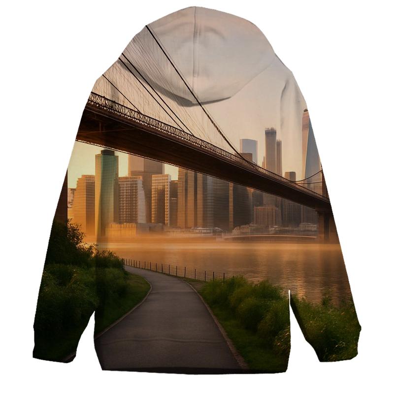 Morning Light Over Manhattan From Brooklyn Bridge Park hoodie trends