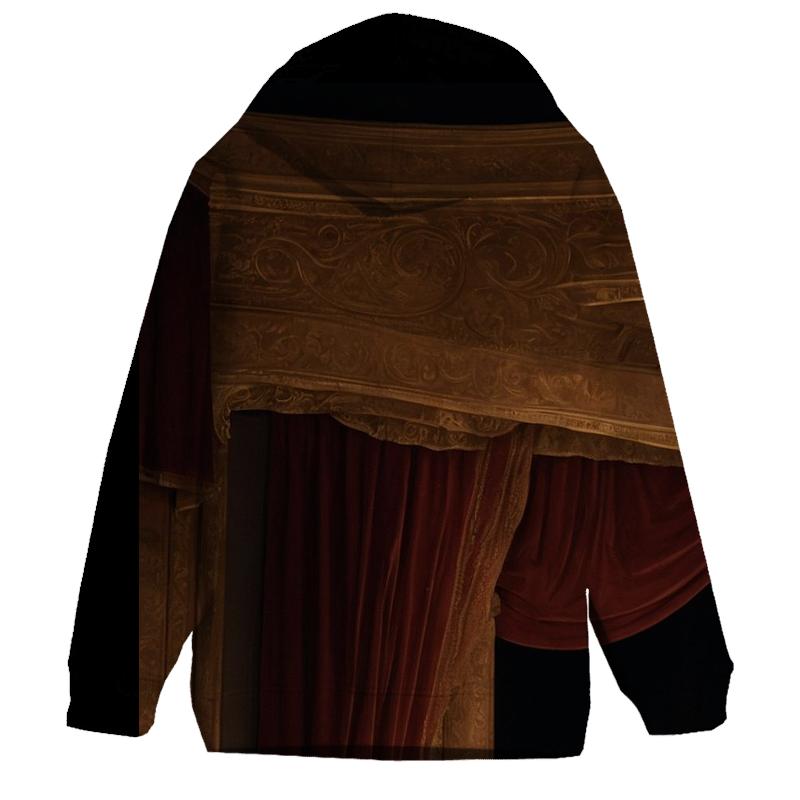 Polly Holliday Rehearsing On Historic Theater Stage premium hoodies