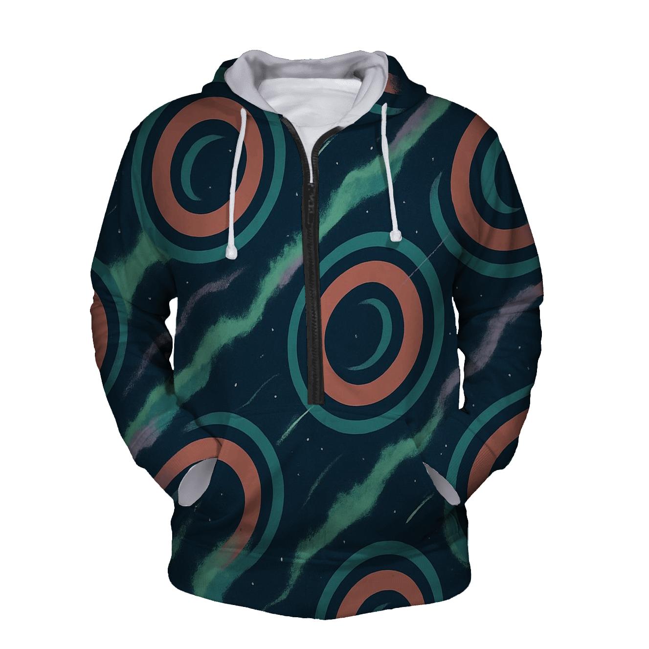 Gravitational Lens Arcs zip-up hoodies