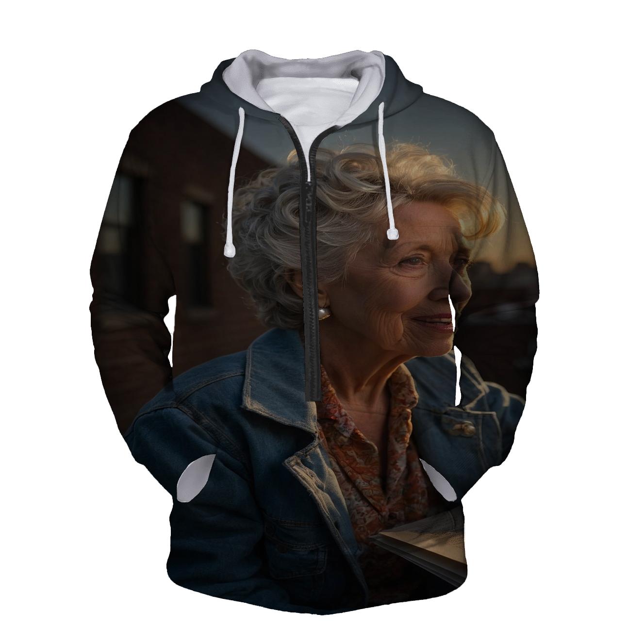 Polly Holliday Evening Rehearsal On Historic Theater Rooftop graphic hoodies