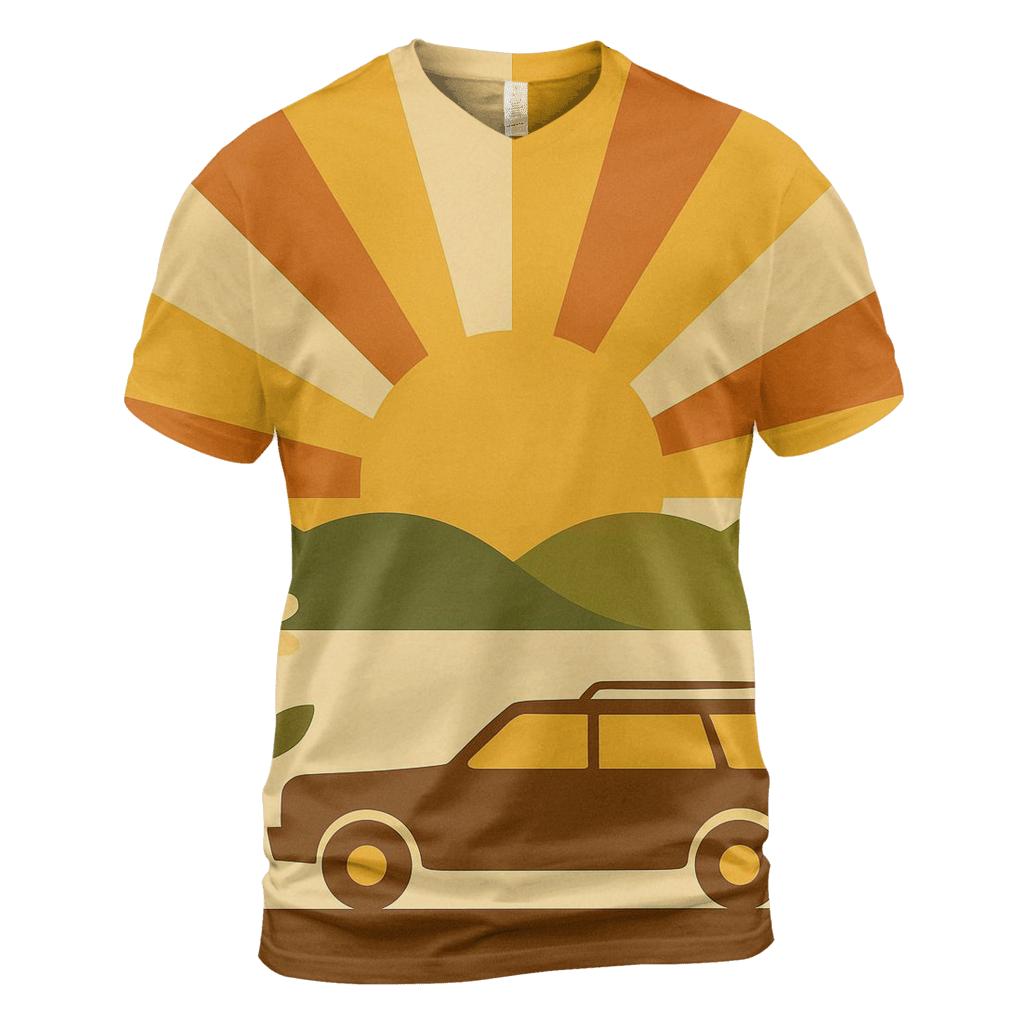 Mustard Groove Panorama personalized full print shirts