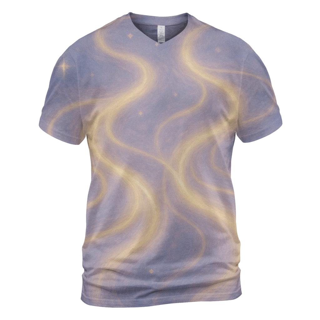 Luminous Pathways statement graphic shirts