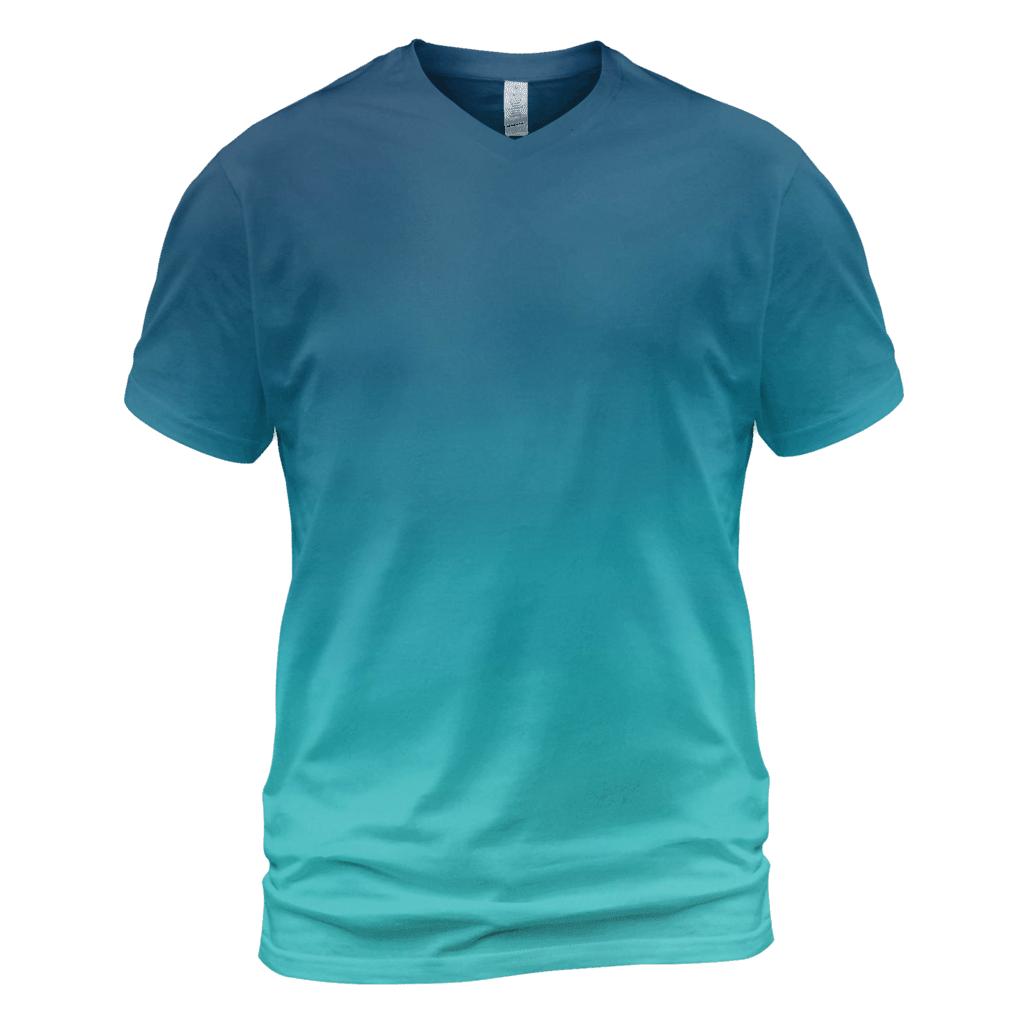 Celestial Ocean Fade vibrant all-over design tees