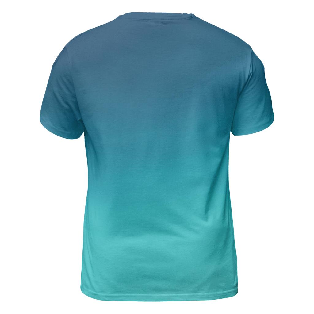 Celestial Ocean Fade vibrant all-over design tees