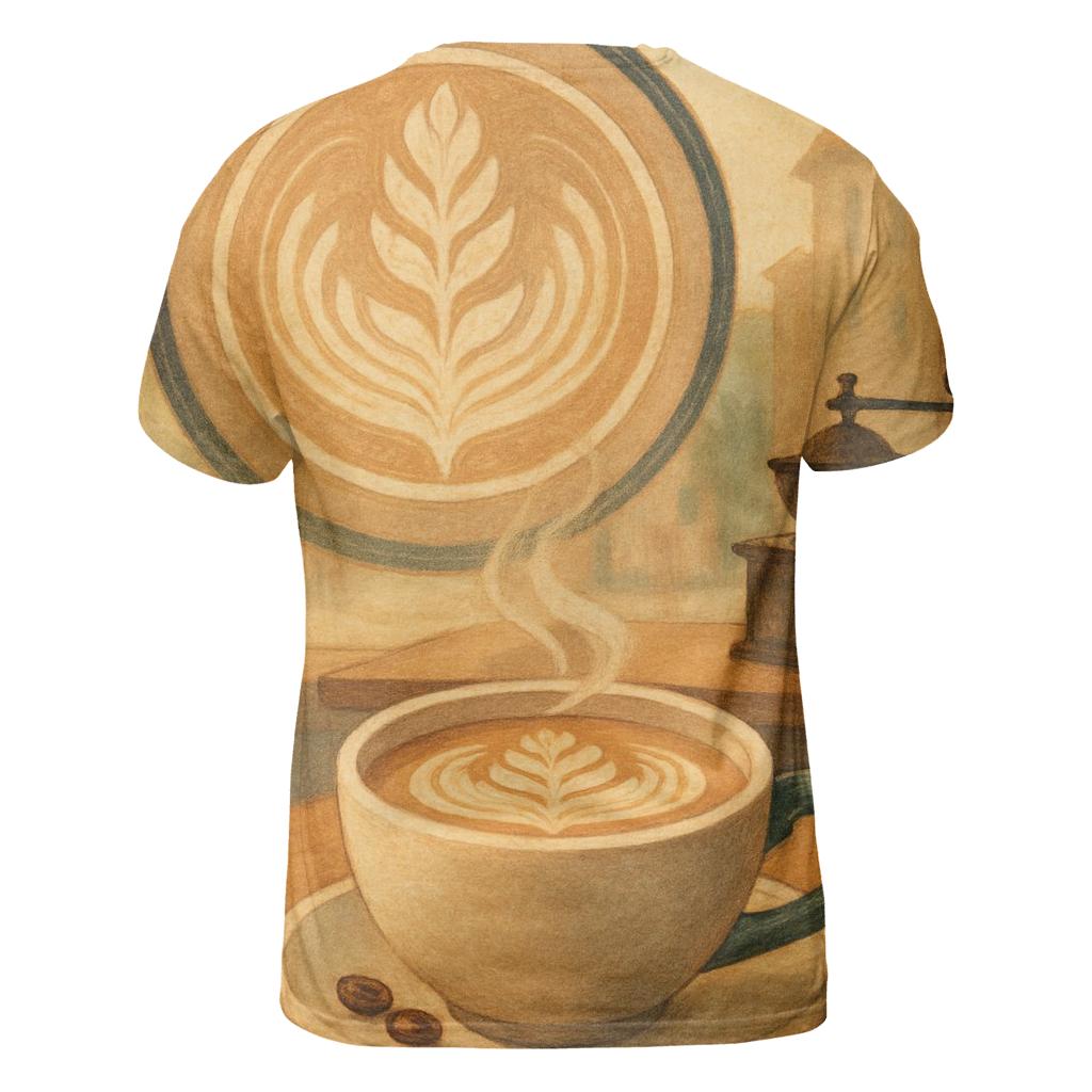 Latte Mandala Window personalized full print shirts