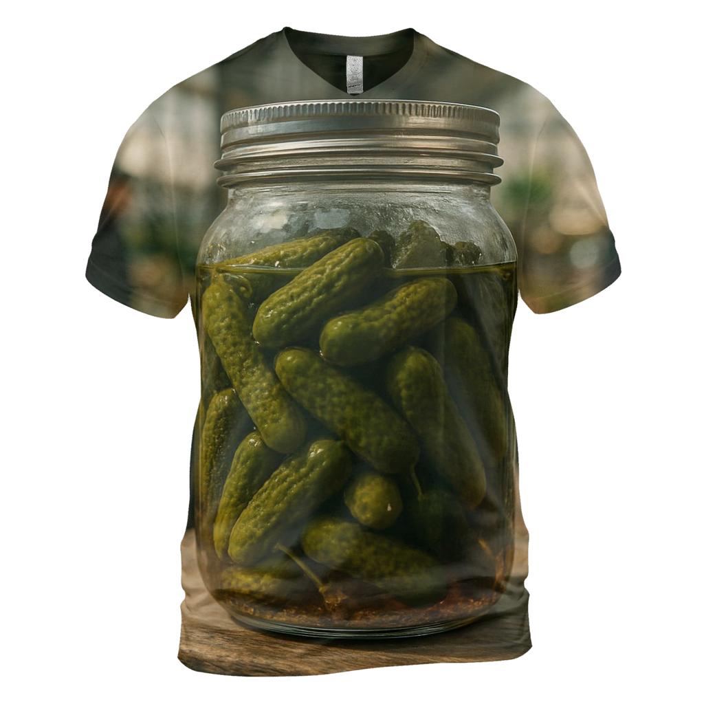 Market Conservatory Cornichon Study creative print fashion shirts