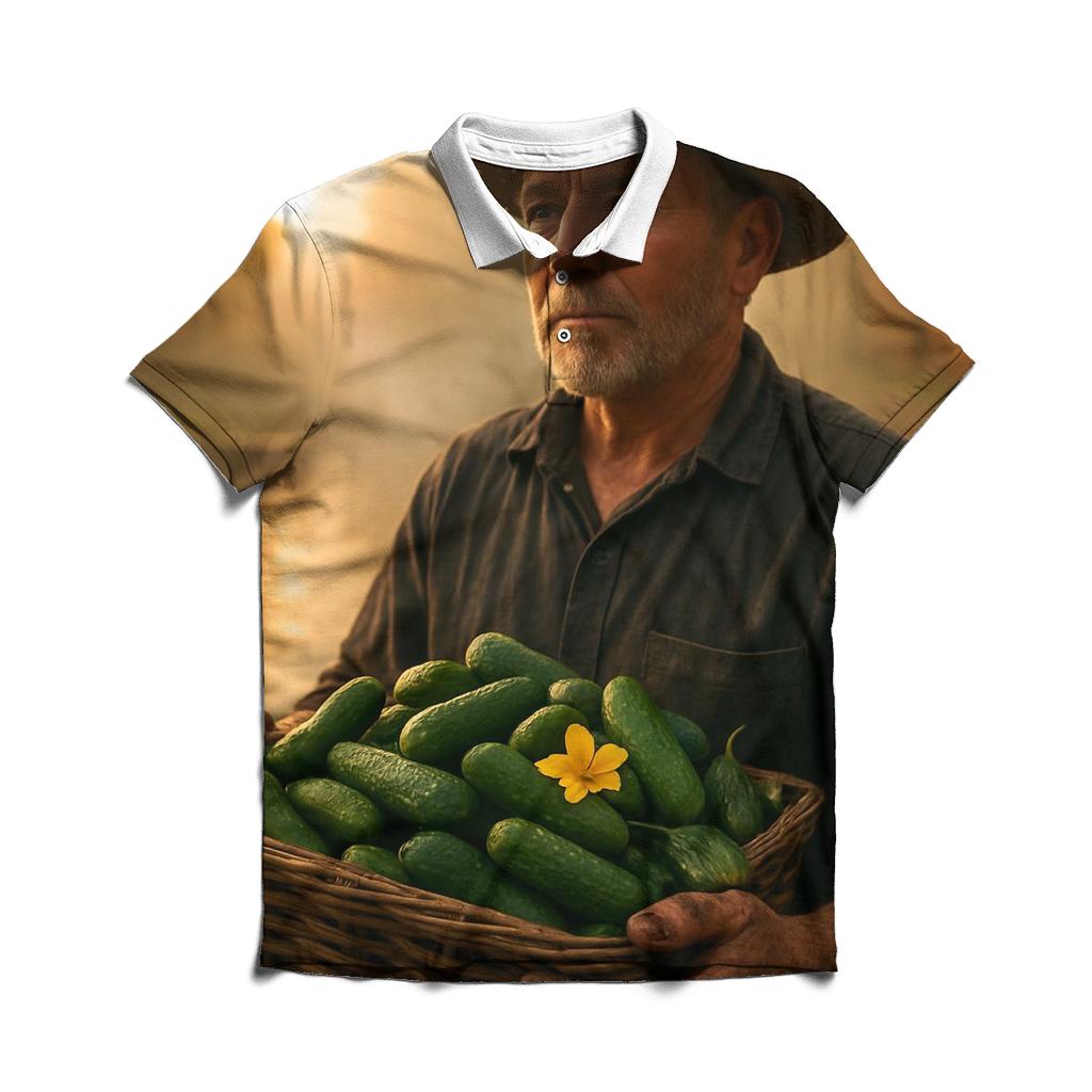 Cornichon Canal Harvest classic pique polos