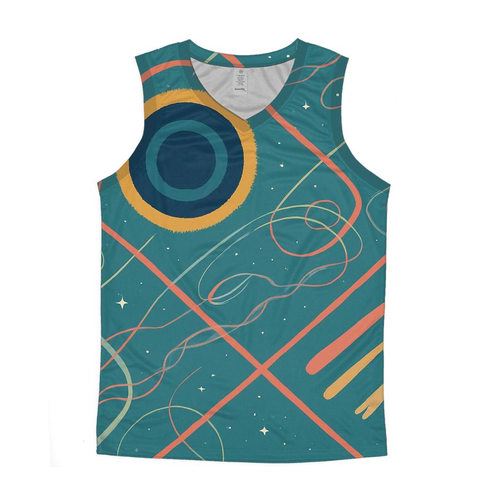 Lensing Arc Meadow cotton sleeveless tops