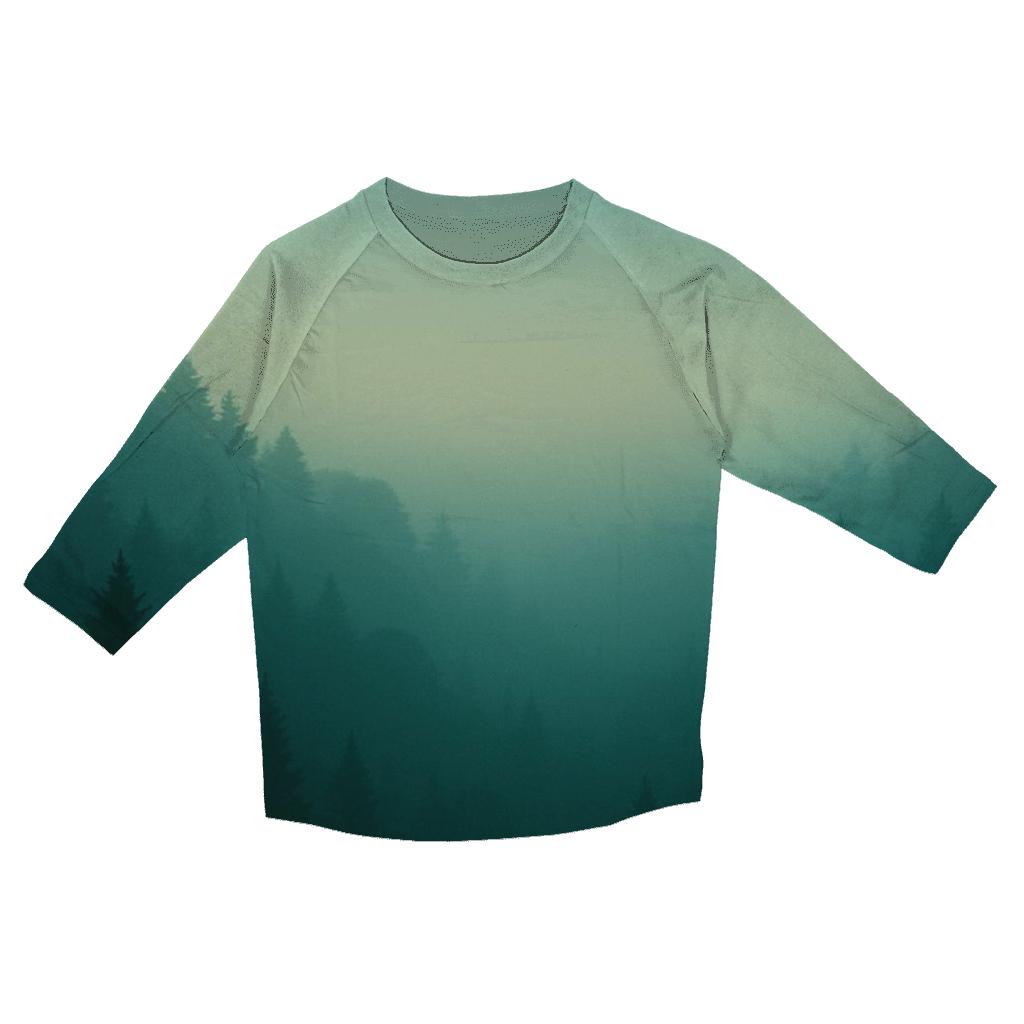 Twilight Forest Mist trendy 3/4 sleeve tops