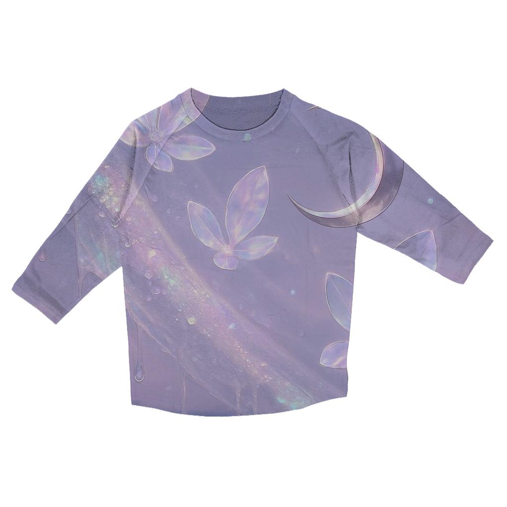 Opal Aurora Veil trendy 3/4 sleeve tops