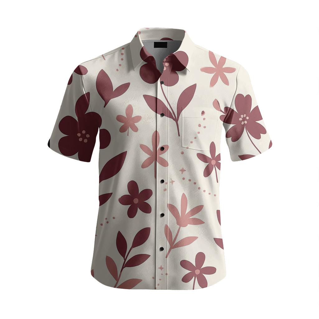 Stargazer’s Botanical Scatter Print custom embroidered shirts