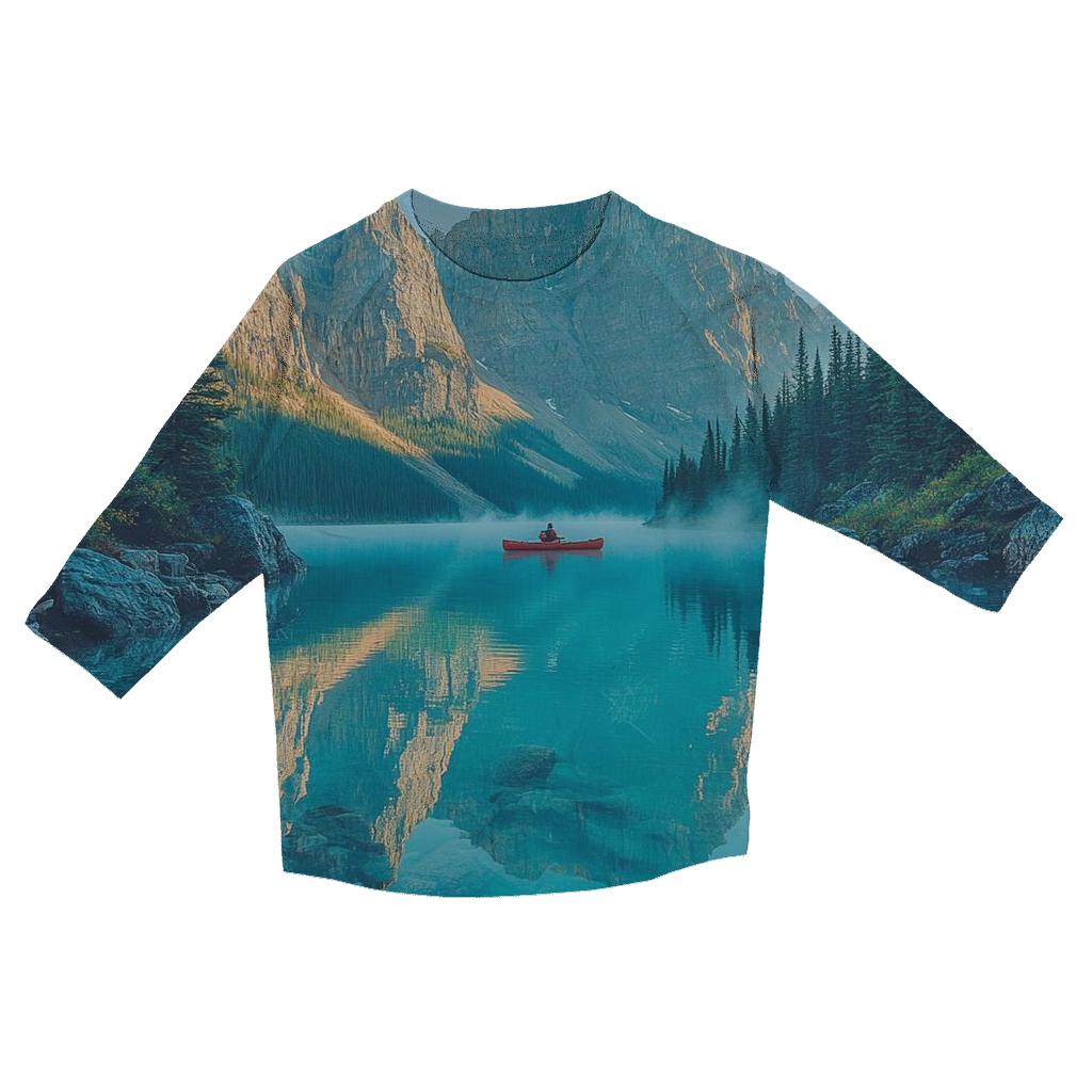 Moraine Lake - Banff designer 3/4 sleeve blouses