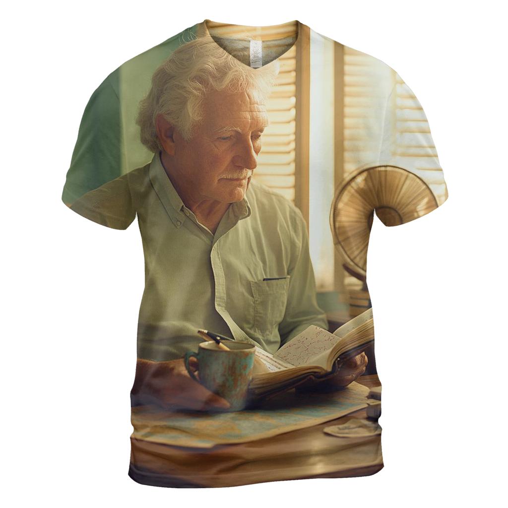Graham Greene Havana Study creative print fashion shirts
