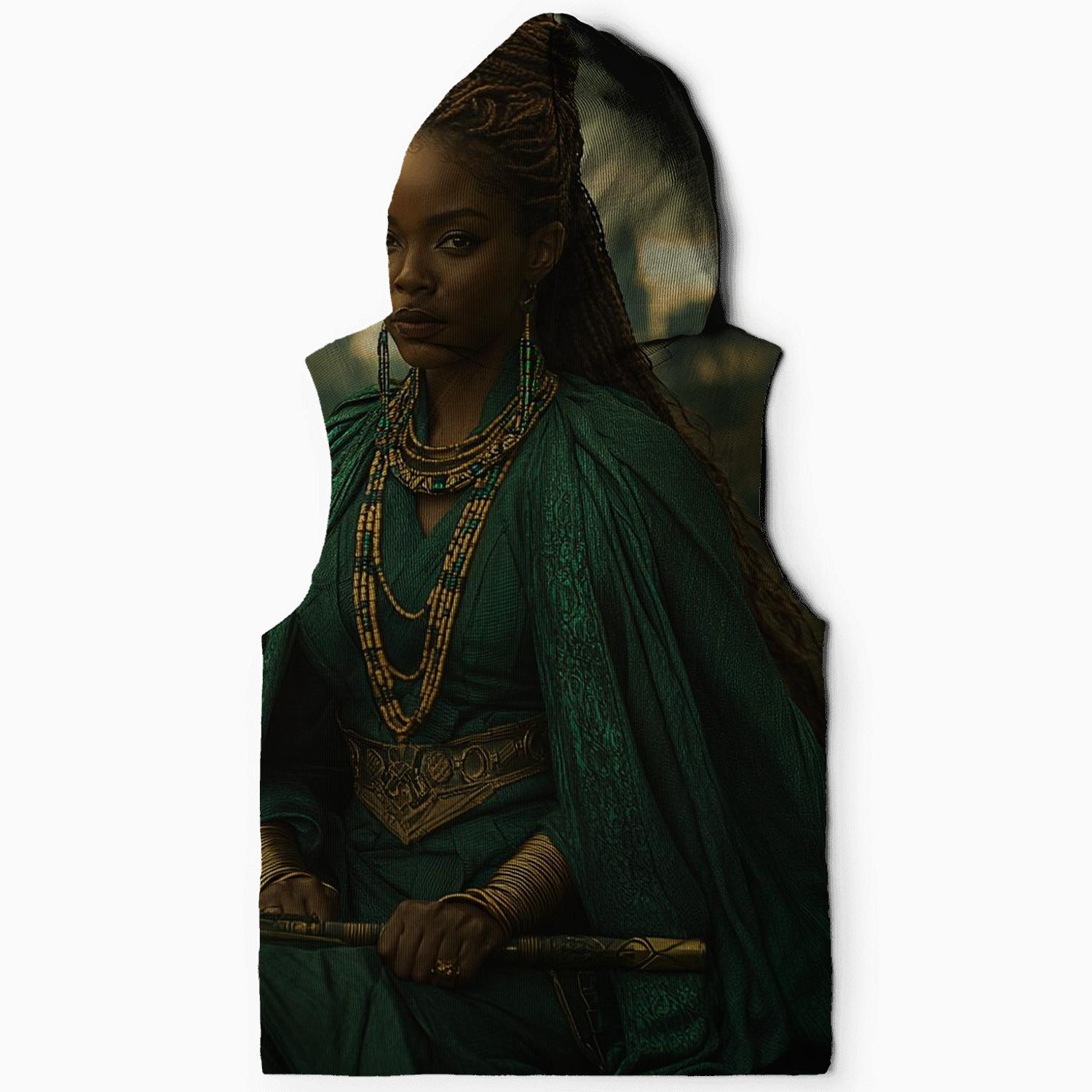 Lupita Nyongo: Emerald Emissary Of Wakandan Resolve graphic hoodies
