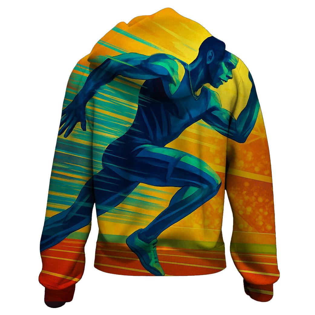 Dynamic Track Sprinter embroidered hoodies