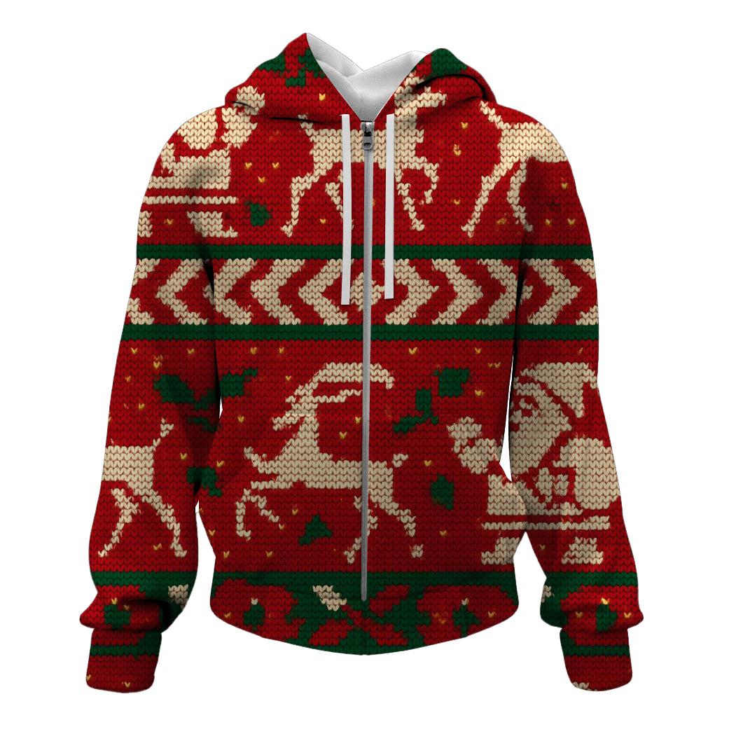 Tacky Tartan Santa Parade Design custom hoodies