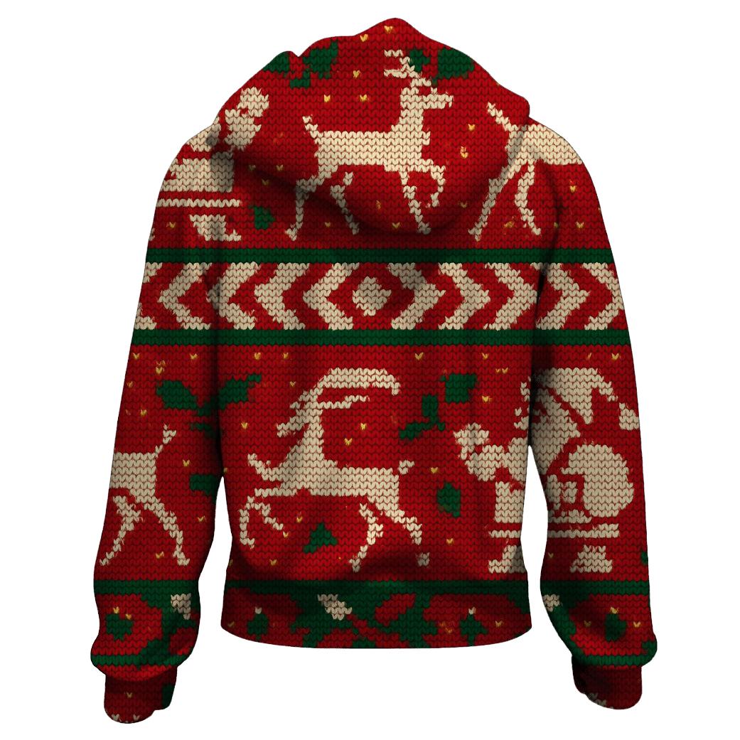 Tacky Tartan Santa Parade Design custom hoodies