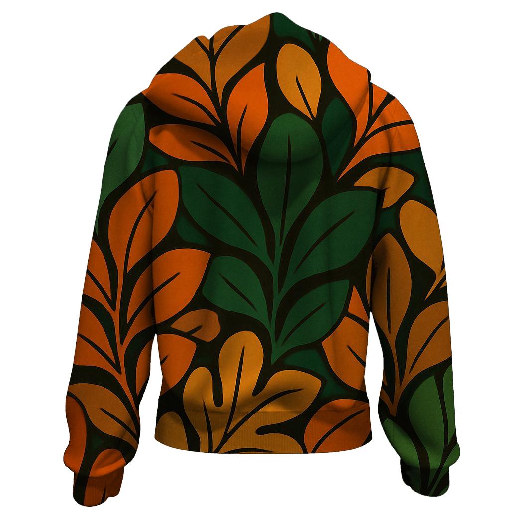 Funky Leaf Patterns hoodie trends