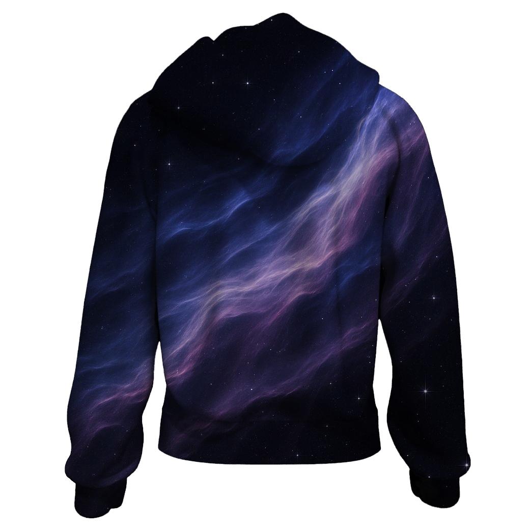 Nebula Veil Drift zip-up hoodies