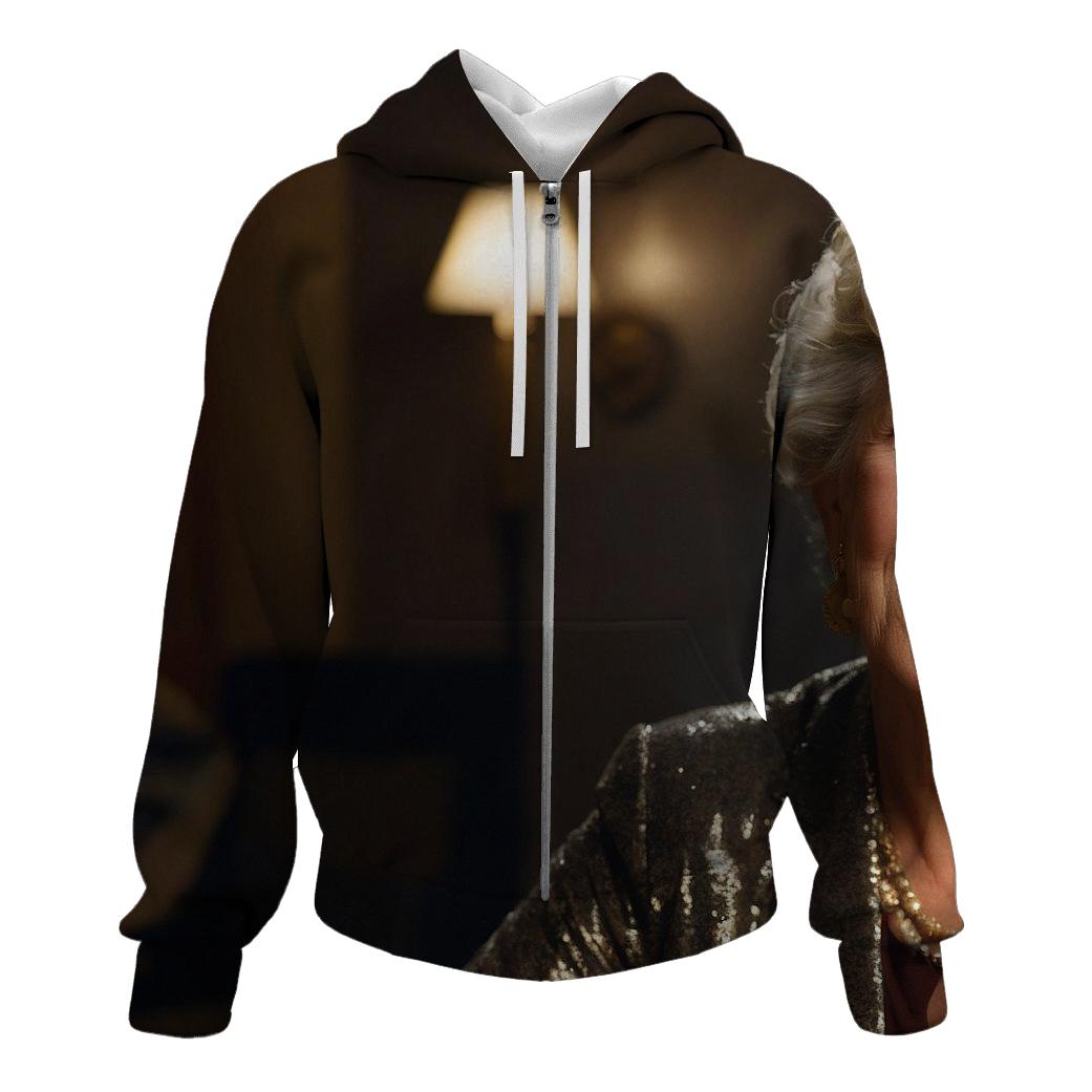 Polly Holliday Backstage Light graphic hoodies