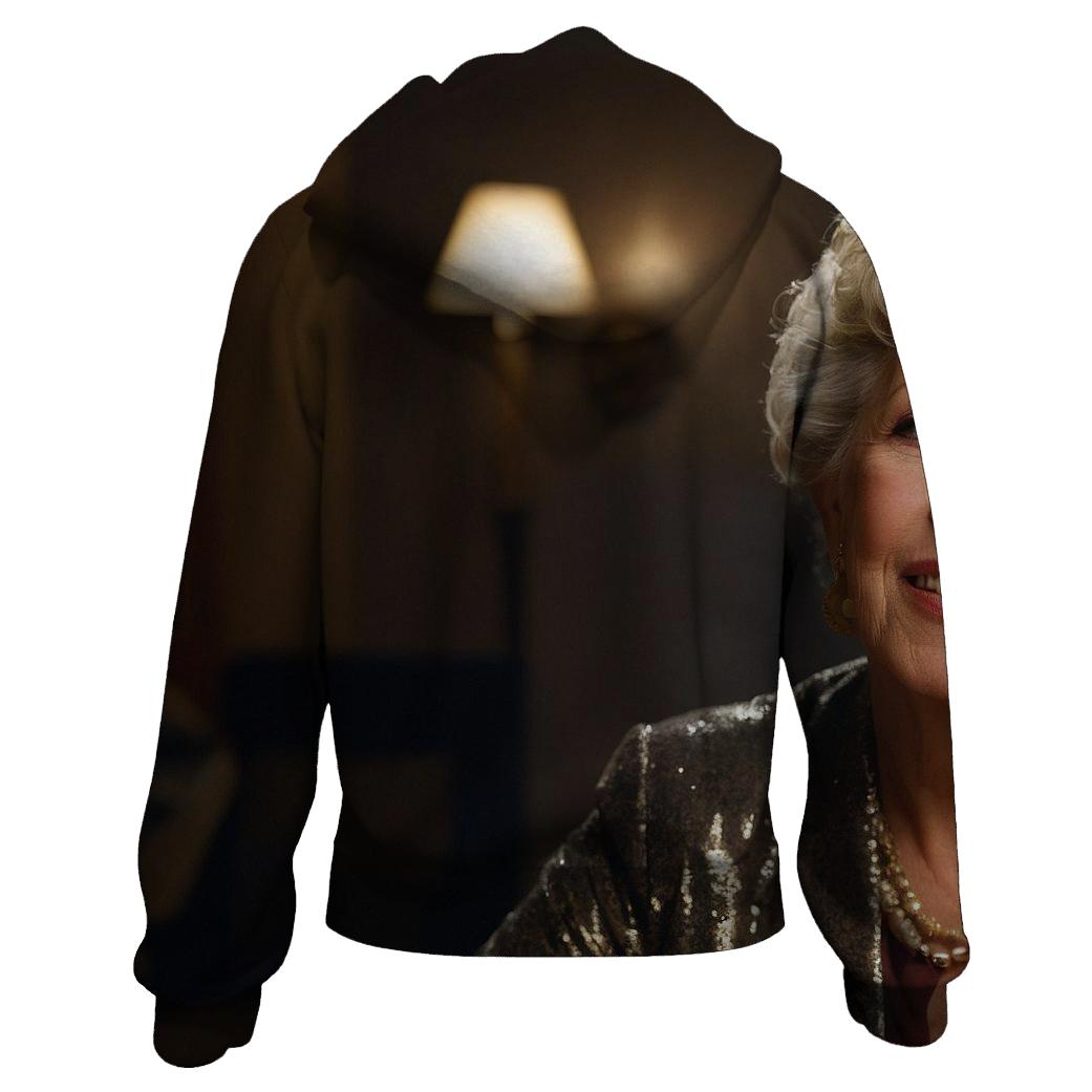 Polly Holliday Backstage Light graphic hoodies