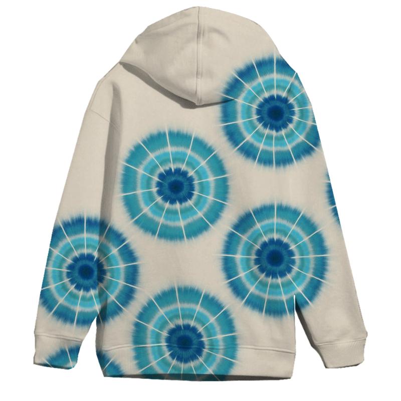 Diagonal Kumou Cluster embroidered hoodies