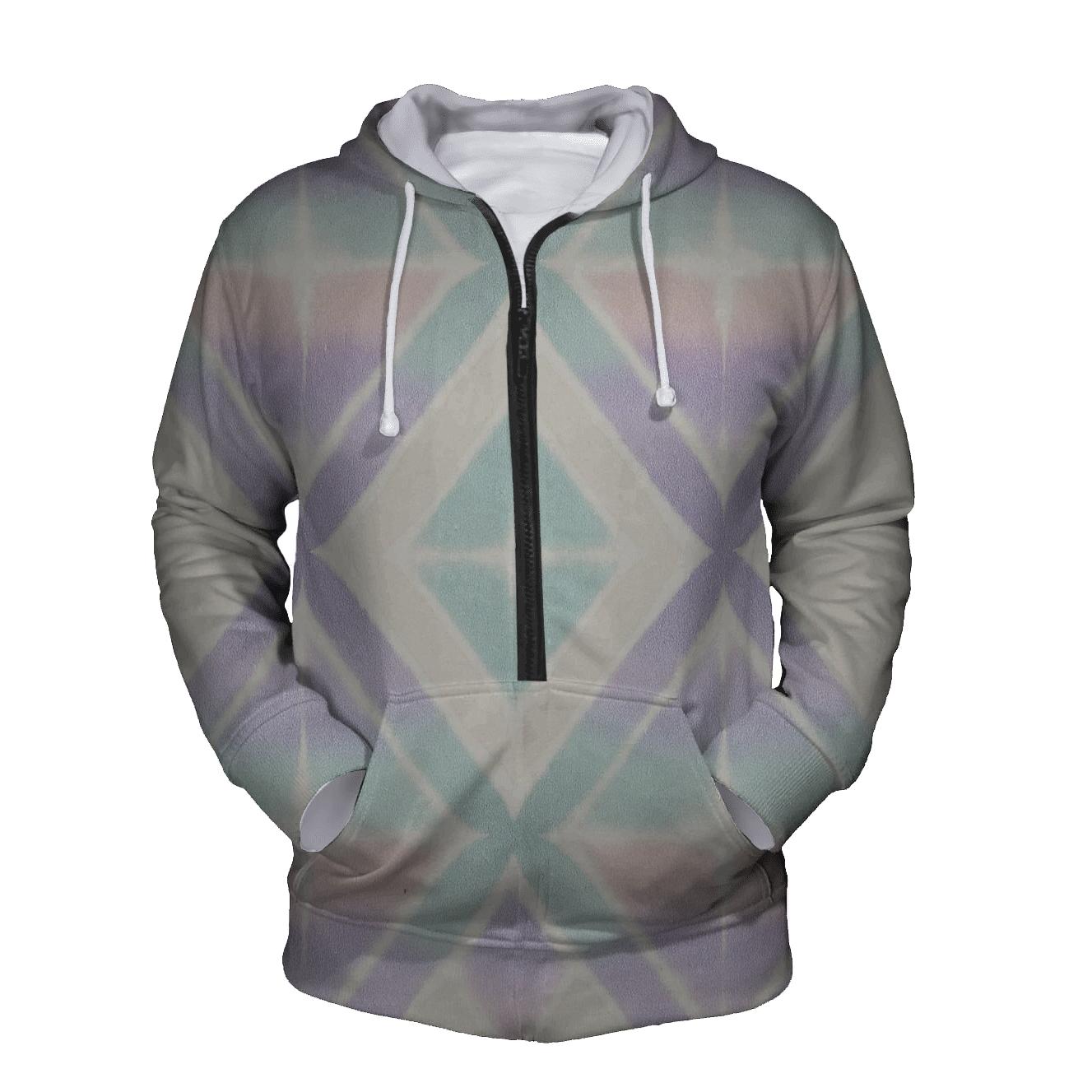 Mystic Itajime Diamond printed hoodies