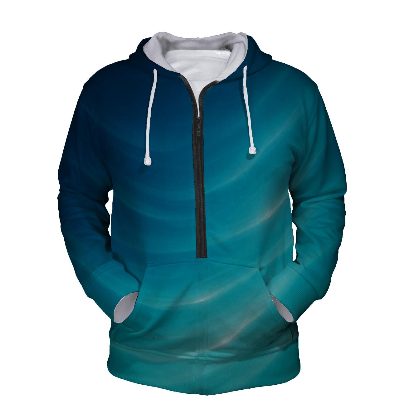 Mystic Ocean Veil graphic hoodies
