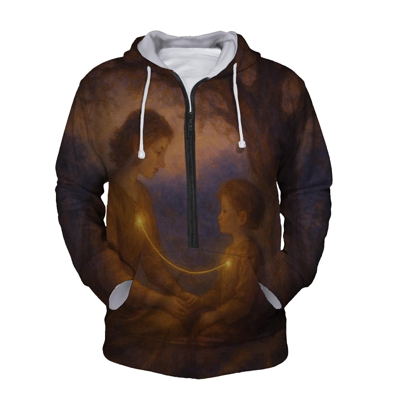 The Everlasting Thread Between Two Hearts hoodies fashion
