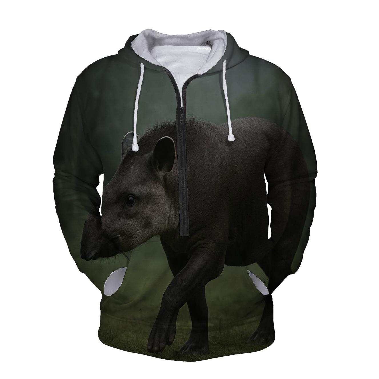 Silent Glide Lowland Tapir hoodie styles