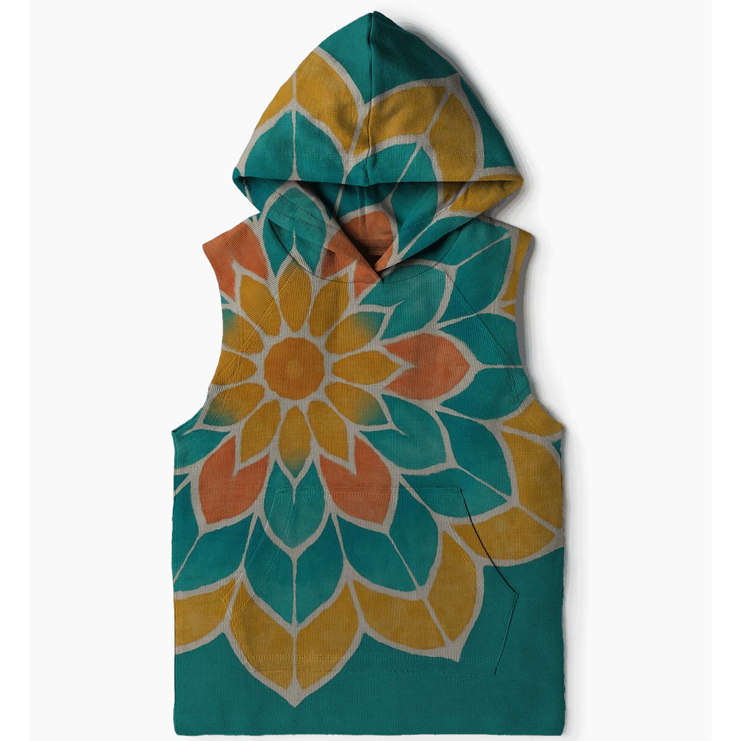 Sunburst Itajime Mandala hoodies fashion