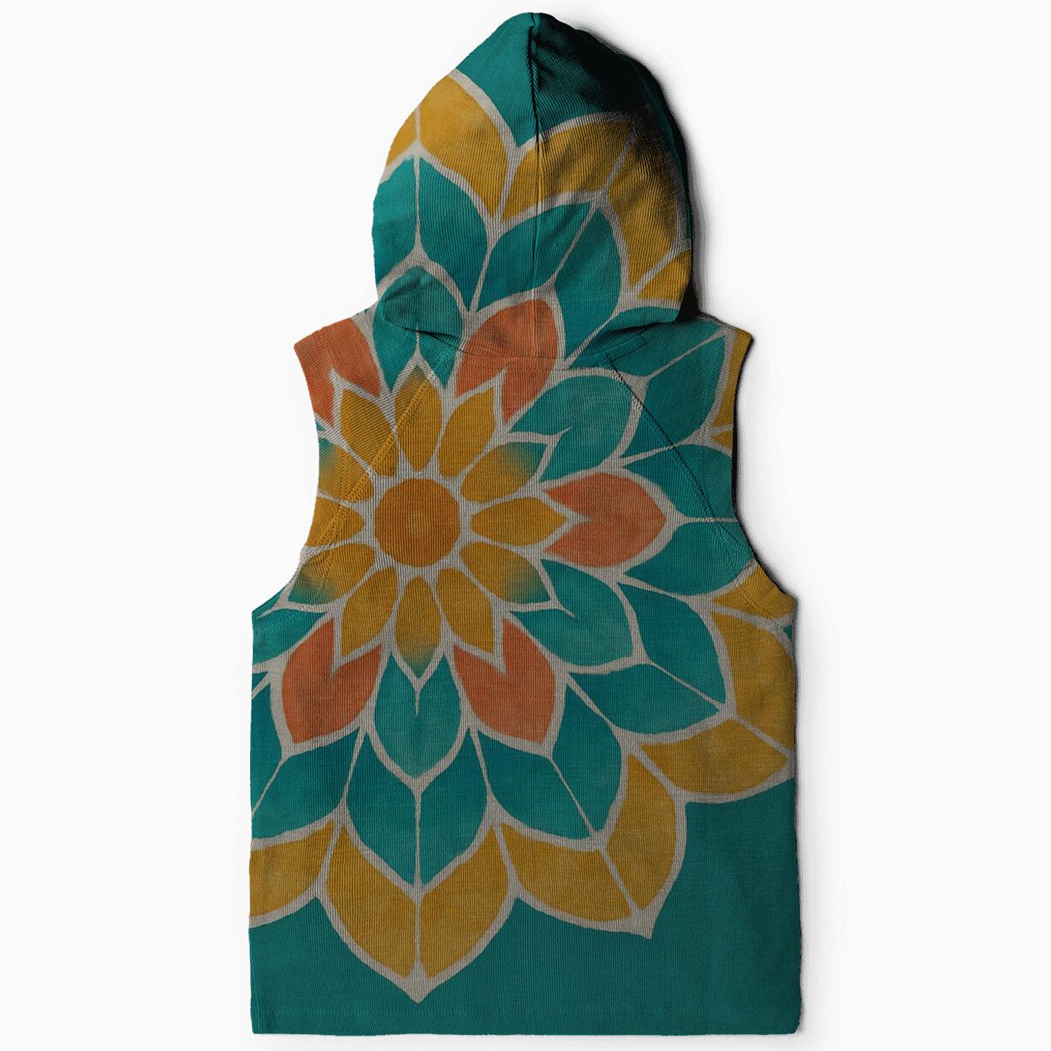Sunburst Itajime Mandala hoodies fashion